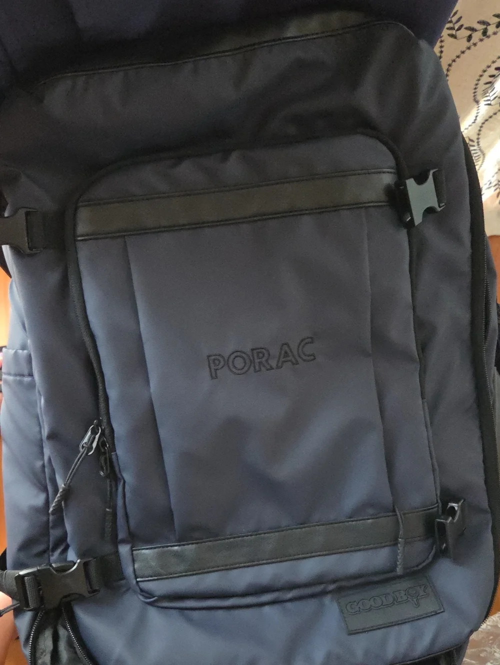 Navy Men's Backpack - Stylish Everyday Bag